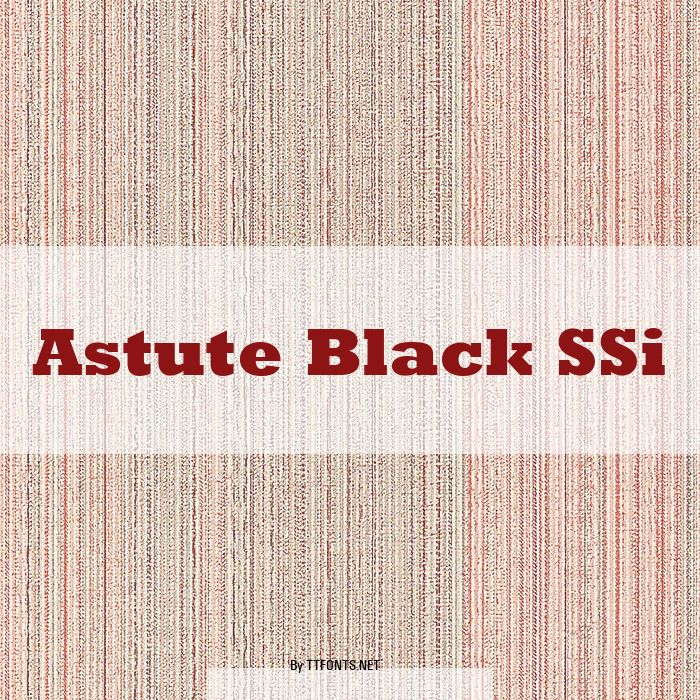Astute Black SSi example